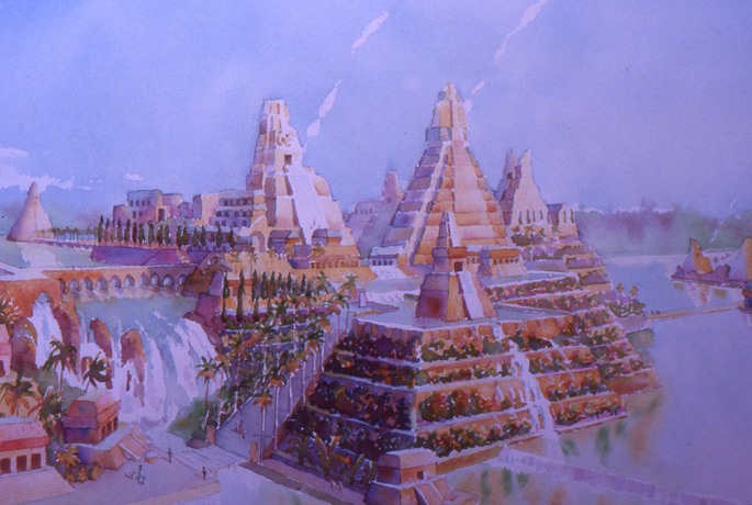 Tikal  20x14